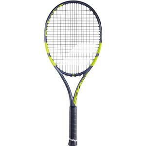 Babolat Boost Aero Strung Tennis Racquet, Grey Green/Yellow