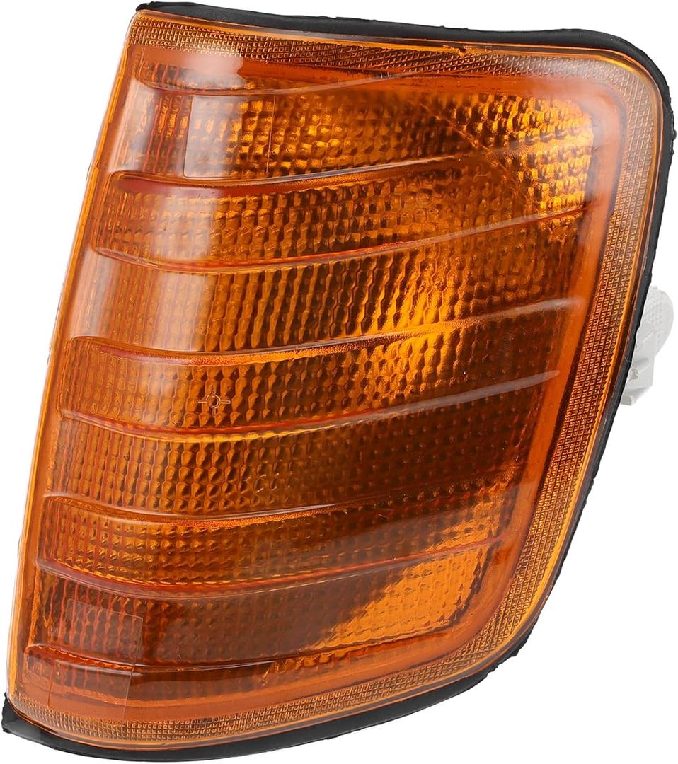 No.1248260943 Corner Signal Light Cover for Mercedes-Benz W124 1984-1996 Waterproof Yellow Left Corner Light Lamp Lens Plastic 1 Pc