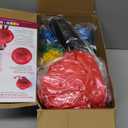 Bedwina 18-Inch Big Balls for Toddlers and Kids - Inflatable Giant Balls for Kids with Hand Air Pump, Big Bouncy, Sensory Play, Stress Toy, Knobby, Large Playground, Recess, Games for Children