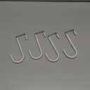 FYY Over The Door Hooks, 4 Pack Hangers Hooks with Rubber Prevent Scratches Heavy Duty Organizer for Living Room, Bathroom, Bedroom, Kitchen Hanging Clothes, Towels, Hats, Coats, Bags White (Short)