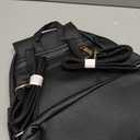 KKXIU Trendy Leather Backpack Purse for Women and Ladies Shoulder Travel Daypacks Bags (A-Black)