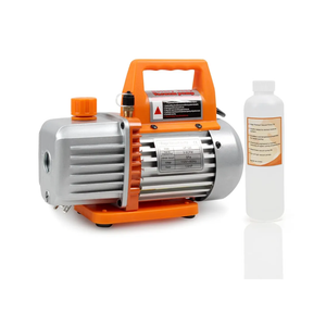 BACOENG 3.5CFM Vacuum Pump, 110V 1/3HP Single Stage Rotary Vane HVAC Vacuum Pump with Oil, for R12 R22 R134a R410a AUTO AC Refrigerant Recharging, Degassing Resin
