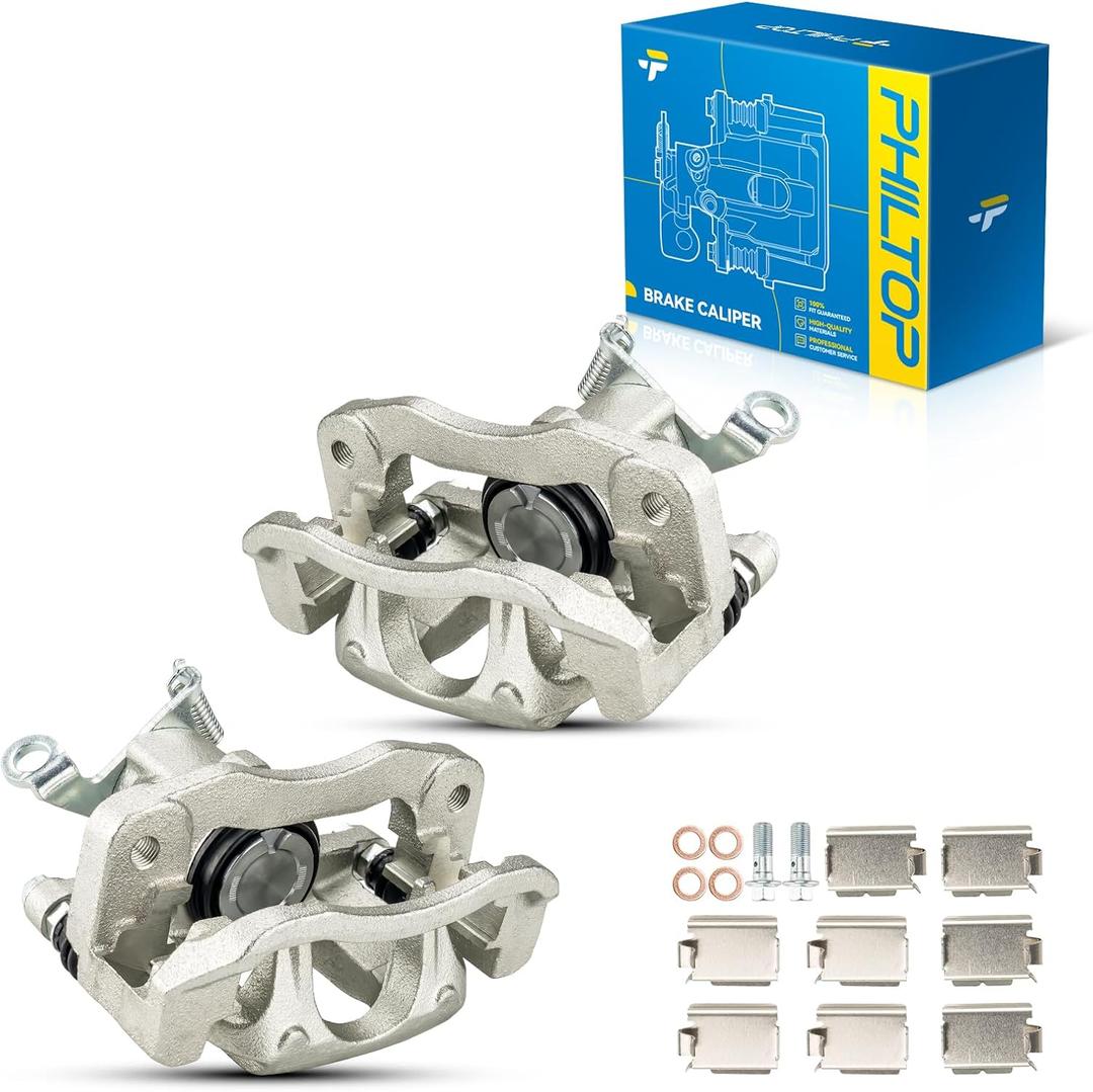 PHILTOP Brake Caliper Rear Compatible with 2009-2012 Journey, Brake Calipers Set of 2
