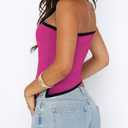 DISCIPBUSH Tube Tops for Women Sexy Cute Bandeau Strapless Tops for Women Sleeveless Summer Tube Top (Black, XS)