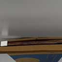 Calendar Whiteboard for Wall, 17x13 Inches White Board Calendar Dry Erase, Small Magnetic White Board with Wood Frame, Hanging Dry Erase Board for Kitchen Home Office School Planner (Brown)