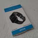 WITHit Designer Band Compatible with Apple Watch (Black - Elastic Woven Nylon, 42mm (Series 10) & 38/40/41mm)