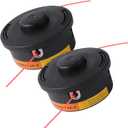 CHARMING MAY 2 Pack 25-2 Trimmer Head Replacement for Stihl FS90 FS90R FS100 FS110 FS130 FS250 FS56 FS80 FS85 FS55 FS55R Trimmer Weedeater 4002-710-2191 4002-710-2168 4002-710-2108