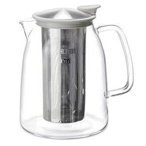 FORLIFE Mist Iced Tea Jug with Basket Infuser, 68-Ounce, White FORLIFE Mist Iced Tea Jug with Basket Infuser, 68-Ounce, White