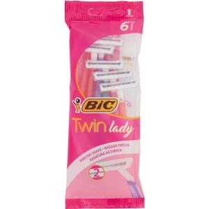BIC Twin Lady Satin 6 Pieces USA and Jet