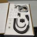 Kitchen Sink Faucet with Pull - Down Sprayer, 2 - Handle 3 - in - 1 Kitchen Sink Filter Faucet, Cold and Hot Mixer Drinking Water Faucet (3-in-1 Filter Faucet, Black)