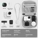 Carrying Bag for Insta 360 GO Ultra Accessories Storage Protective Case Hard Shell Cover for Insta360 GO Ultra Vlogging Action Camera Accessory