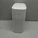 JOYBOS Trash Can with Lid Automatic Garbage Can, 3.8 Gallon Slim Small White Plastic Smart Trash Bin, Narrow Motion Sensor for Bedroom, Bathroom, Toilet Office