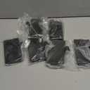 6 Pack Metal Christmas Stocking Holders for Mantle Heavy Duty Stocking Hangers Stocking Hook Christmas Ornaments for Counter Tables Window Fireplace Mantle Decoration (Black)