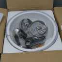 Brushed Nickel Industrial Pendant Light 11.8inches 2 Packs,Mental Hanging Light Fixtures for Kitchen Island,Dome Pendant Light,Ceiling Light Fixtures for Restaurant Dining Room Aisle