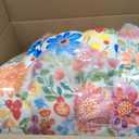 Patio Chaise Lounge Chair Cushion, Waterproof Zero Gravity Chair Cushion with Ties, Thick Cotton Chaise Lounge Cushion for Outdoor Indoor, 66x21x4 Inch Colorful Daisies (Cushion ONLY)