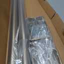 Ivilon Drapery Window Curtain Rod - End Cap Style Design 1 Inch Pole. 72 to 144 Inch Color Warm Gold