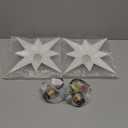 FRIDEKO HOME 2 Pack Flush Mount Ceiling Light - Star Lights Fixture Hallway Lighting Fixtures Modern Ceiling Lights Brass Flush Mount Light Fixture for Kitchen Bathroom Bedroom Entryway