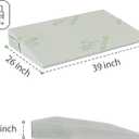 Extra Wide Wedge Pillow for Acid Reflux Relief,Mattress Wedge,Inclined Mattress Elevator,Bed Wedge Pillow for Sleeping,Gerd Snoring,Post Surgery (4" Height,Twin 39"x26"x4"), 4" Height-Twin size