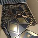 Masquerade 3D Archway Decoration - 7' - Black and Gold