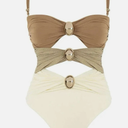GeRRiT One Piece Swimsuit, Brown Medium,