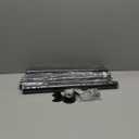 Closet Rods for Hanging Clothes, 17 to 84 Inches Stepless Adjustable Metal Closet Rod, 1.3 Inches Heavy Duty Clothes Hanging Rod for Closet Wardrobes Laundry RV, Black