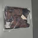 LilyCoco Womens Striped Long Sleeve Shirt Boat Neck Tops Breton Loose Fit Tshirt Brown Small