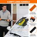 22FT Reach Car Wash Brush with Long Handle for RV, Truck Cleaning