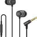 SoundMAGIC E11 Wired Earbuds No Microphone HiFi Stereo Earphones Noise Isolating in Ear Headphones Powerful Bass Tangle Free Cord Black