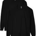 Hanes Men's Beefy Long Sleeve Shirt, 2 Pack (X-Large)