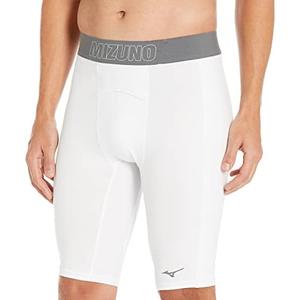 Mizuno Mens The Arrival Compression Sliding Short, White, Size: Medium 