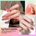 finger secret 7 Colors Ombre Pat Gel Nail Polish Set, ombre pigment palette for nail, Gradient Painting Gel with 100Pcs Nail Sponges for Nail Art DIY can be Painted in Salon or Home Use