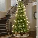 Tuanse Christmas Lights 33ft 100 LED Warm String Fairy Twinkle Lights with Flexible Iron Wire for Indoor Outdoor Christmas Tree Decor DIY Crafts