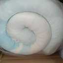 Sweetcrispy Mattress Topper Full, 4 Inch Thick Memory Foam Gel Infused Cooling Toppers Pad for Full Size Bed, Sleeper Sofa, RV, Camper, CertiPUR US Certified, Ventilated and Breathable, Blue