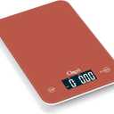 Ozeri Touch Professional Digital Kitchen Scale (12 lbs Edition) in Tempered Glass (Burnt Ochre)