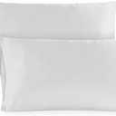 Hotel Sheets Direct Queen Size Pillowcases 2 Pack, 20x30 Inch, Cooling, Breathable Pillow Cases, 100% Viscose Derived from Bamboo Pillow Covers, Silky Soft for Hair & Skin, Elegant Bedroom, White