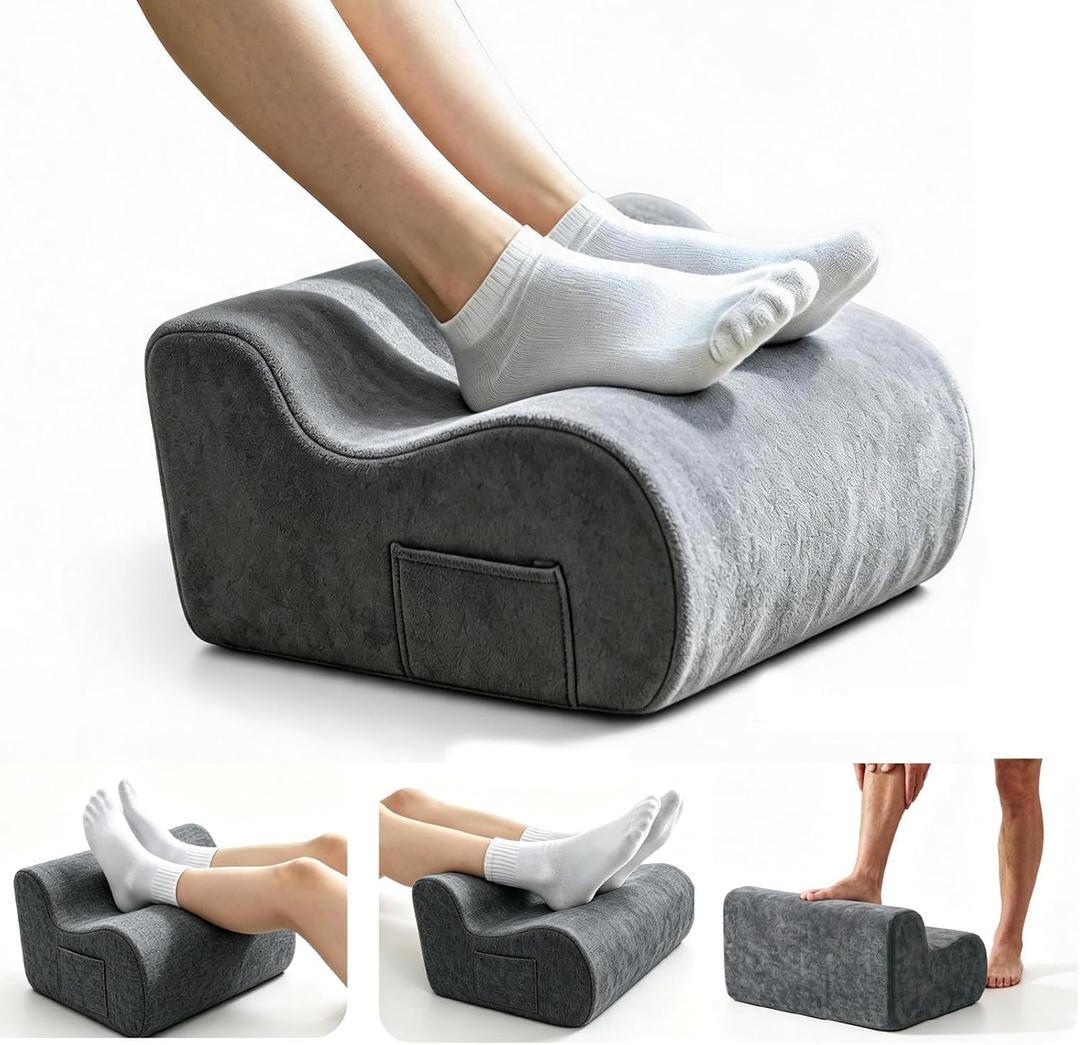 Foot Rest Under Desk, Used to Support The Feet (Light Gray, 001)
