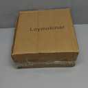 Dinner Plates, Set of 6, 8 inch, Black Porcelain with Gold Trim, Small Plates, Black Ceramic Plates, Ideal for Desserts and Appetizers