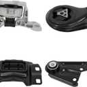OCPTY 4PCS Engine Motor Mount Transmission Mount Torque Strut Mount Set Compatible for Mazda 3, 2010, L4 2.0L, DOHC, Automatic Transmission