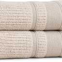Preston Lane Douro Hand Towel Set 2 Pack Luxury Cotton Towels, Ultra Soft & Absorbent, Quick-Dry Spa-Quality Bathroom Towels, Made in Portugal, Clay 30 x 20