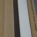 Art3dwallpanels 10 Pack Acoustic Panels, 48" X 12" X 0.35" Soundproof Wall Panels, Self Adhesive High Density Sound Absorbing Acoustic Treatment for Recording Studio, Office, Black