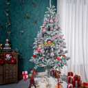 Pink and Clear Christmas Ornaments Ball for Tree, 3.15'' Clear Plastic Ornaments Balls Shatterproof Christmas Tree Decorations Baubles for Holiday Wedding (Pink)