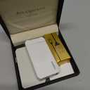 YOZWOO Rechargeable Electric Lighter USB C Electronic Lighters High Power Flame Arc Plasma Lighter Windproof Camping Lighters with Long Battery Life for Home and Outdoor (Luminous White)