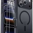 Gotubiim for iPhone 17 Pro Max Case [Compatible with MagSafe] [2X Screen Protectors] [Military Grade Drop Tested] Heavy Duty Magnetic Phone Case for iPhone 17 Pro Max 6.9",Black