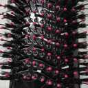 4-in-1 Hair Dryer Brush - Ionic Ceramic Titanium Brush Blow Dryer Hot Air Styler for Frizz-Free Blowouts, Salon Volumizer & Straightener with ALCI Safety Plug, 3 Heat Settings Hot Air Styler