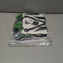 Kids Girl Halloween Costume Black White Striped Ruffle Tulle Tutu Dress with Headband Cosplay Birthday Party Outfit (4-5 Years)