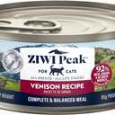 ZIWI Peak Wet Cat Food  All Natural, High Protein, Grain Free, Limited Ingredient, with Superfoods (Venison, Case of 24, 3oz Cans) (EXP 10/14/28)