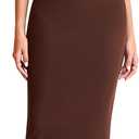 KUTUMAI Vintage Corset Long Formal Dress Lace Slit Back Bodycon Maxi Cocktail Wedding Guest Dresses for Women Elegant (Brown, M)