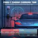 GRECELL Level 2 EV Charger, 32A/7.4KW Electric Vehicle Portable Charger with 25FT Cable, ETL Certified Level 2 Car Charger for All SAE J1772, 240V NEMA 14-50 Adjustable Current for Home & Travel