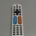 UltraPro BigEZ OneTouch Big Button Universal TV Remote for Seniors, Easy to Use, Replacement Remote for Samsung, LG, Sony, Vizio, Roku TV, Streaming Players, Backlit Buttons, 2 Device, White, 85053