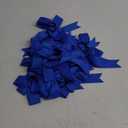 CEELGON 20 PCS College Style Cheer Bows - Collegiate Long Tail Skinny Cheer Bow Elastic Hair Ties for Teens Girls Softball Competition Sports Cheerleaders (Royal Blue)
